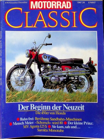 Deckblatt Motorrad Classic (06/1990)